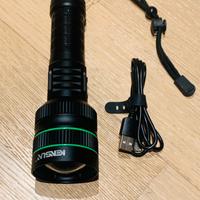 Torcia tattica militare led, usb,impermeabile vend