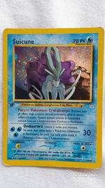 Suicune Pokémon carta prima edizione