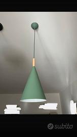 Lampadario verde
