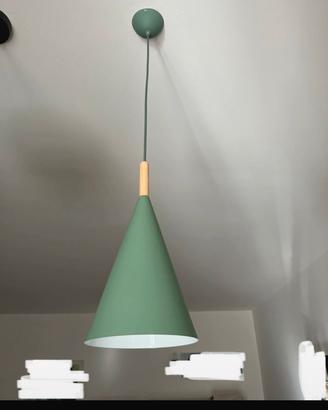 Lampadario verde