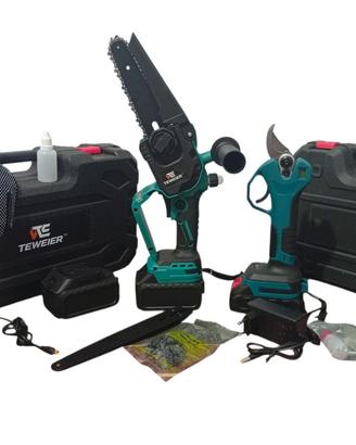 Motosega a batteria+Forbici a batteria Brushless 