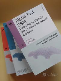 Manuali ALPHA TEST per specializzazioni  mediche