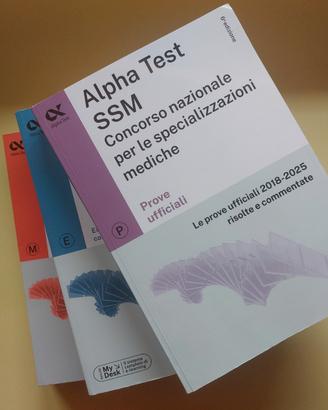Manuali ALPHA TEST per specializzazioni  mediche