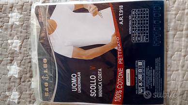 maglia intima uomo taglia L di cotone 