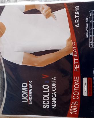 maglia intima uomo taglia L di cotone 