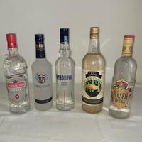 5 bottiglie di Vodka polacca