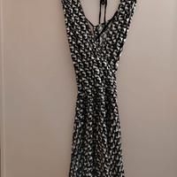 Abito corto in viscosa