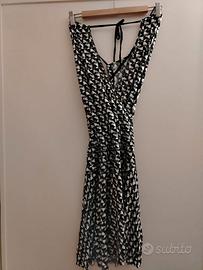 Abito corto in viscosa