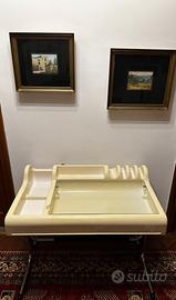 Scrivania Orix bianca di Vittorio Parigi x molteni