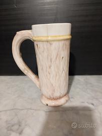 🏺 Tazza decorativa vintage in ceramica con figura
