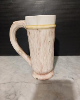 🏺 Tazza decorativa vintage in ceramica con figura