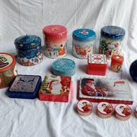 Scatole di latta vintage da collezione 