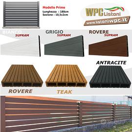 Listoni doghe recinti wpc recinzioni legno stecca