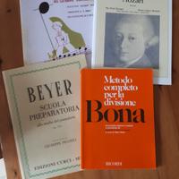 4 libri per pianoforte a soli 15 euro