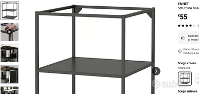 Struttura Base IKEA ENHET Antracite (60x60x75)