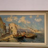 Olio su tela 120cm côte d’azur  #pittura francese