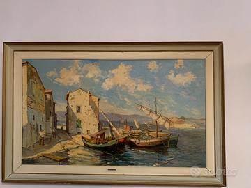 Olio su tela 120cm côte d’azur  #pittura francese
