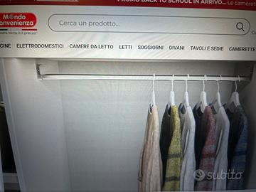 Tubo porta abiti mondo convenienza