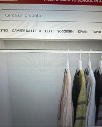 Tubo porta abiti mondo convenienza