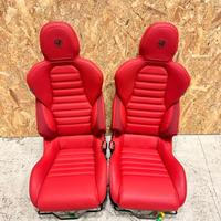 Sedili alfa romeo 4c pelle rossa NUOVI MAI USATI