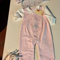 Tutina + cardigans in felpina 9 mesi Brums