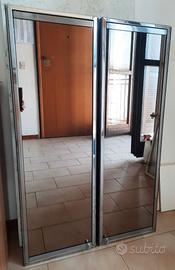 2 Specchiere bagno con mensoline interne