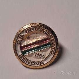 Spilla G.S. Ortomercato Genova 1980 calcio v1