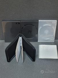 📀 Organizer CD/DVD Compatto: Set di 5 Custodie