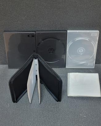 📀 Organizer CD/DVD Compatto: Set di 5 Custodie