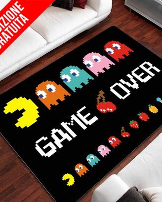TAPPETO PACMAN VINTAGE VIDEOGAME PAC-MAN CARPET