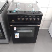 Cucina a Gas 60x60 Nera NUOVA 