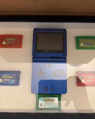 Game Boy Advance SP + Pokémon