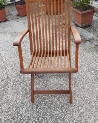 Tavolo con 6 sedie da giardino/terrazzo