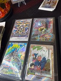 Carte singole onepiece, pokemon, dragonball, topps