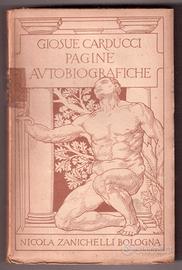 Giosuè Carducci Pagine autobiografiche 1921 illus.
