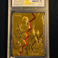 Koby Bryant - Michael Jordan Card Oro 23kt