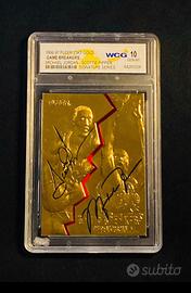 Koby Bryant - Michael Jordan Card Oro 23kt