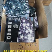 96 LUCI A LED BIANCO 3,50€