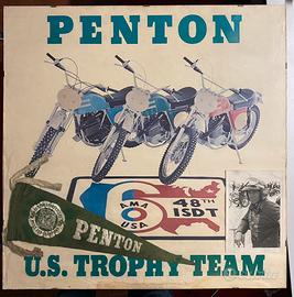 John Penton Dalton USA ISDT 1973 poster foto orig