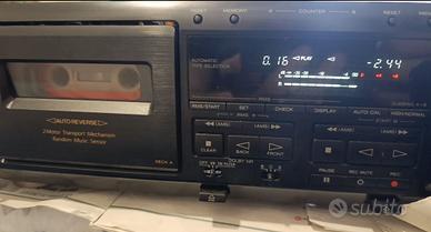 Sony TCWE705S Stereo Cassette Deck 1/2 funzionante