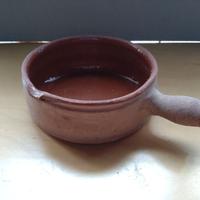 Antica casseruola legumiera in terracotta rara