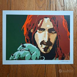 Tanino Liberatore Frank Zappa stampa firmata
