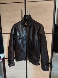 Giacca in Vera Pelle Italiana Vintage Anni '90 