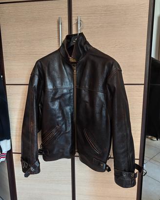 Giacca in Vera Pelle Italiana Vintage Anni '90 