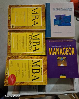 5 libri di MBA e management in lingua francese 