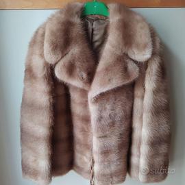 Giacca di visone chiaro