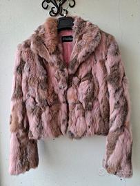 giacca giubbotto pelliccia lapin, no visone 
