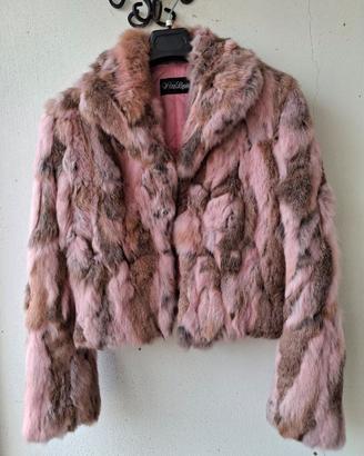 giacca giubbotto pelliccia lapin, no visone 