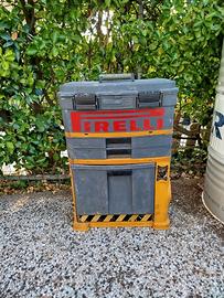 Trolley cassetta porta attrezzi mista