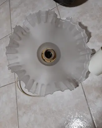 lampadario in vetro
